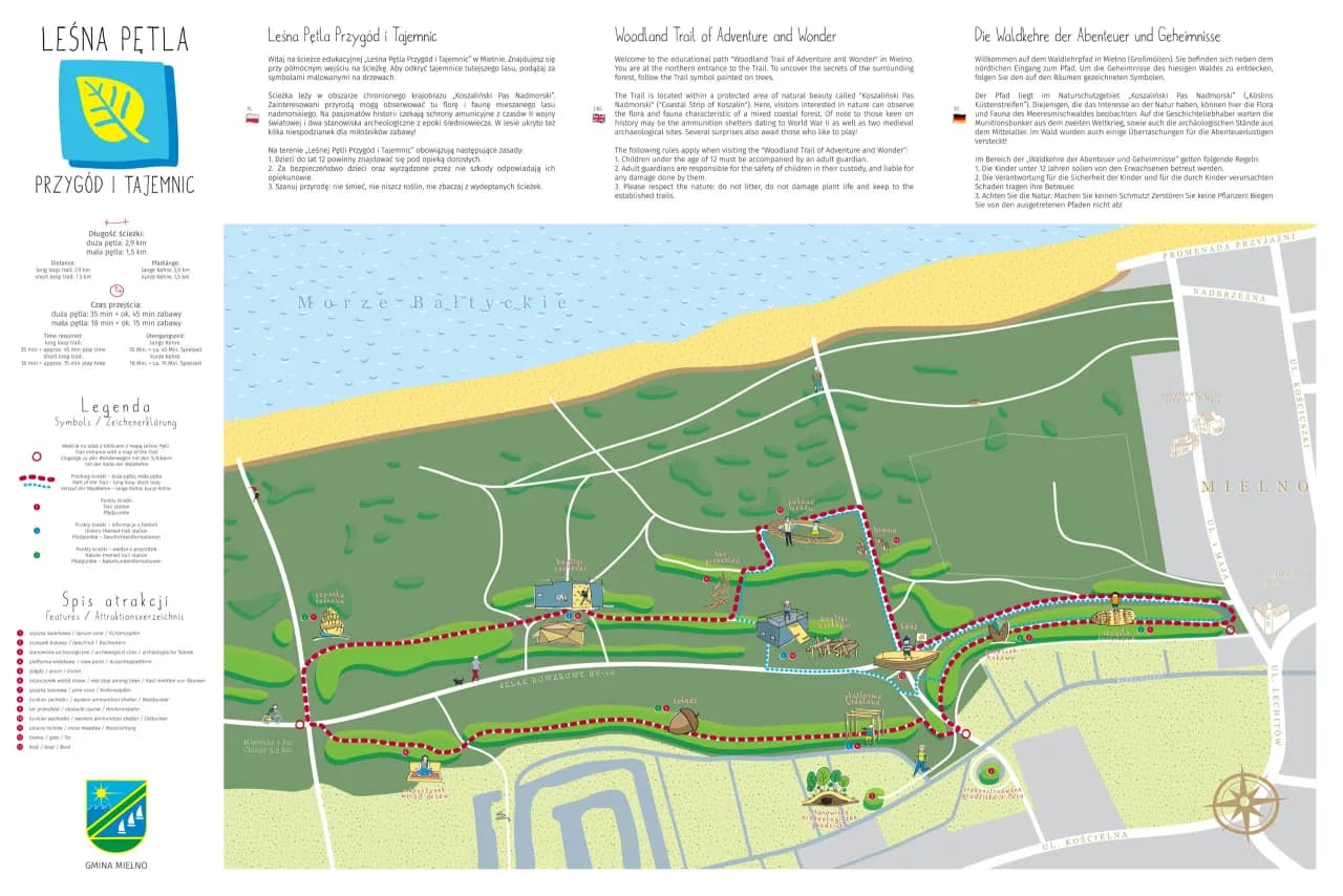 Gdzie leży Mielno mapa - poznaj lokalizację i atrakcje w okolicy