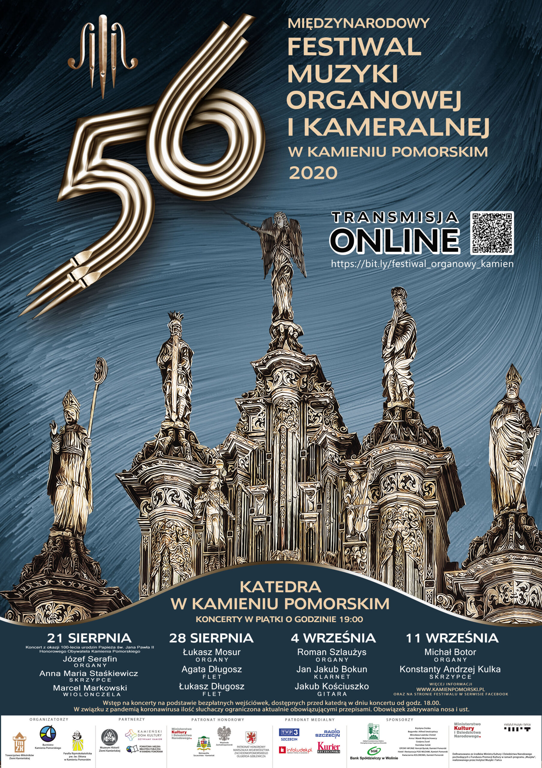 Trzeci koncert 56. Międzynarodowego Festiwalu Muzyki Organowej i Kameralnej