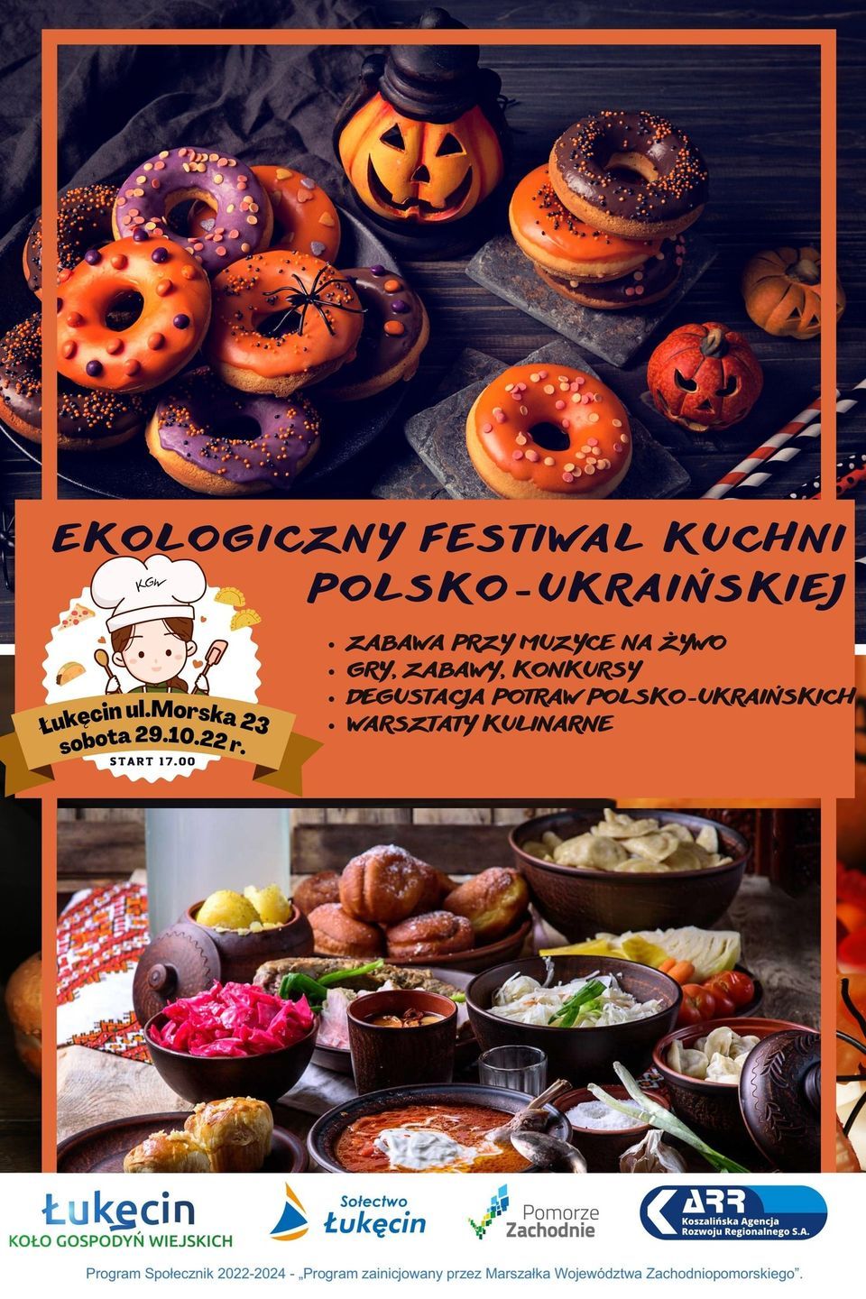Zapraszamy na Ekologiczny Festiwal Kuchni polsko-ukraińskiej w Łukęcinie