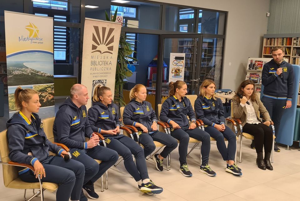 Spotkanie z zawodniczkami ukraińskiej reprezentacji futsalu w Międzyzdrojach