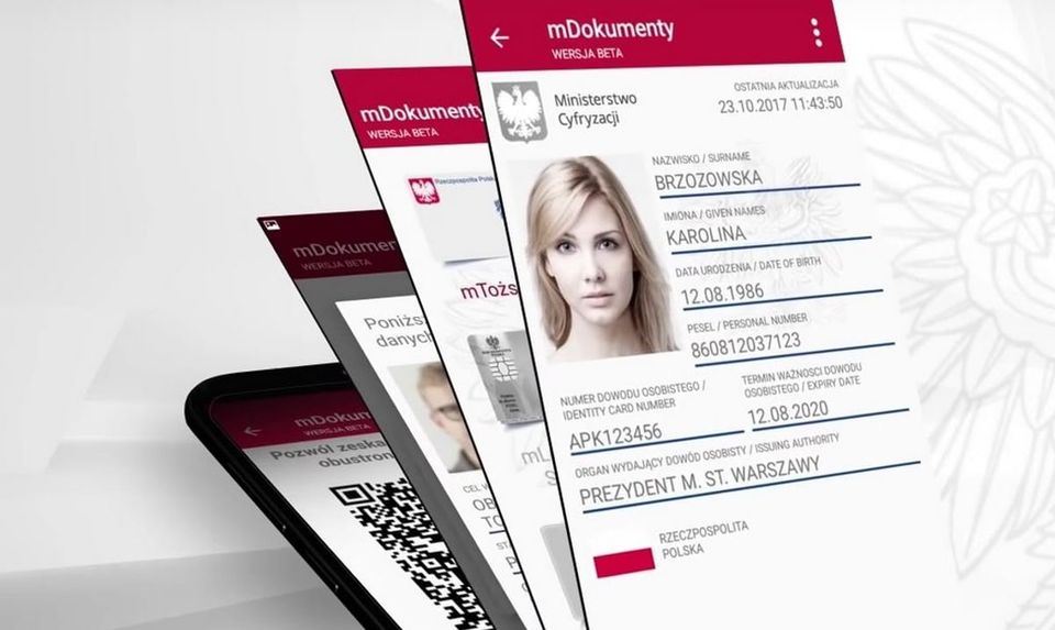 Cyfrowy dowód osobisty w aplikacji mObywatel będzie pełnoprawnym dokumentem tożsamości 