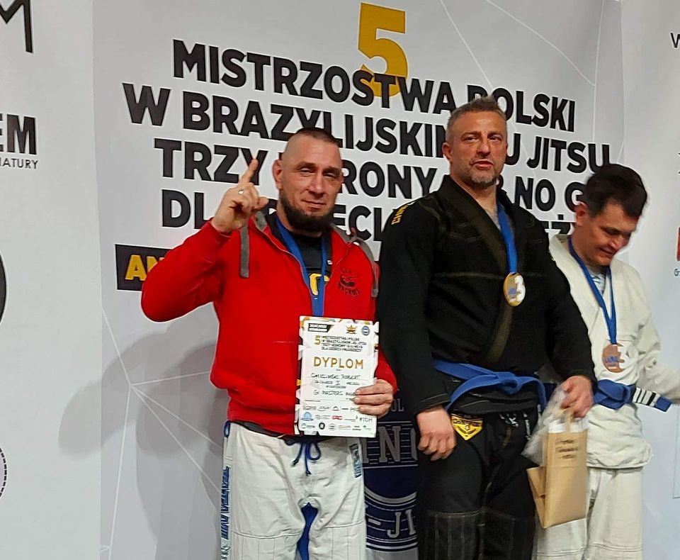 Brazylijskie Jiu Jitsu: Robert Ćwikliński dwukrotnie na podium w Stargardzie